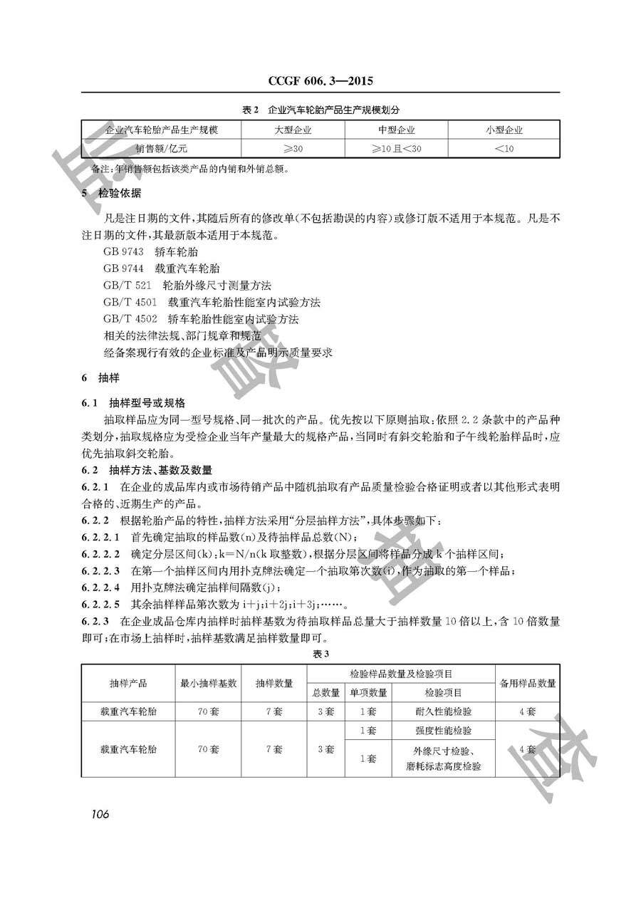 汽车轮胎产品质量必威足球彩票
实施规范